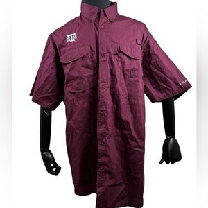 Texas A&M maroon fishing shirt size XL